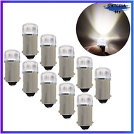 [SWTDRM]Pack of 10 Ba9s LED Light Bulb Lamp Bulb 12V Instrument Lighting White Red