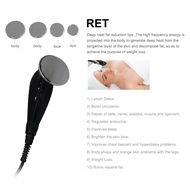 INDIBA Tecar Cet Ret 448K Diathermy Therapy Body Slimming Tecartherapy Penetrates 12CM Under the Ski