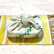 拼色日式便當包布袋-綠色小豆苗