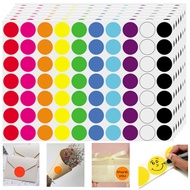 【SG Seller】10sheets/pack 19mm Colorful Dot Label Stickers