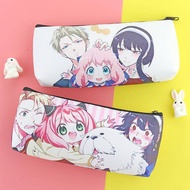 SPY×FAMILY Loid Forger Anya Forger Yor Forger Pencil Case School PencilCase for Boys Girls Simple Candy Color Large-capacity Pencil Cases Stationery Cosmetic Bag kids Birthday gift
