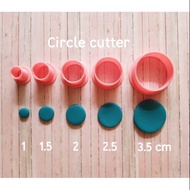 Cookie cutter CIRCLE cutter (5 pcs/set)