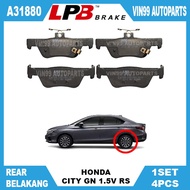 Rear Brake Pad Set Honda City GN2 LPB