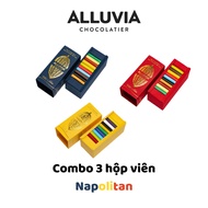 Combo 03 Boxes of Napolitian 10 pure dark chocolates and Alluvia Chocolate milk Chocolate