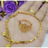 24k Gold Ring Bracelet
