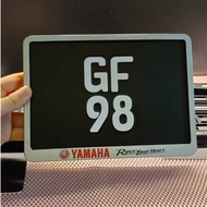 *A* Motor No Plate Besi Aluminum EURO Design Besi Ketuk Frame Cover