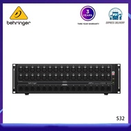 Behringer S32 I/O Box with 32 Remote-Controllable Midas Preamps, 16 Outputs and AES50 Networking fea