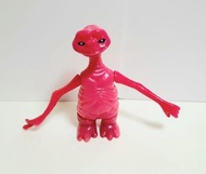 珍藏絕版80年代非常罕有 E.T. 外星人ET  The Extra-Terrestrial 桃紅色版土炮吹波膠公仔