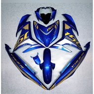 COVERSET Y15ZR V1 V2 GP BIRU GOLD CHROME 3D STICKER TANAM HLY ORIGINAL  SPECIAL EDITION