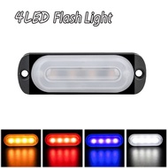 12v/24v 4LED Car Strobe Warning Light Flashing  Light Truck Trailer Motorcycle Signal Lamp LED Side Light Indicator Ligh