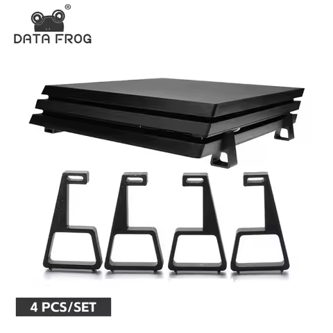 DATA FROG 4PCS Cooling Horizontal Version Bracket For PS4 Heighten Stand Feet For PS4 Slim Pro Holde