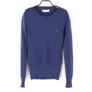【Arnold Palmer 雨傘牌】寶藍色羊毛毛衣#38
