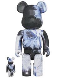 現貨 正版 Be@rbrick 庫柏力克熊 400%+100% FUJI 富士山 空景 空照概述圖