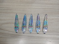 Spoon S / Spoon lure S / Spoon umpan tenggiri / Spoon tenggiri 20g 30g 40g bahan galvanis atau chr
