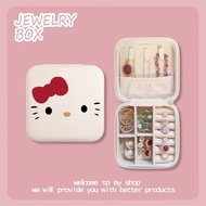 Compact jewelry box, earrings, rings, necklaces, He travel jewelry storage box