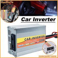 HaoBieYe Car Inverter 12V TO 220W 500w 1000w Car Auto Inverter Power Supply Adapter Power Inverter D