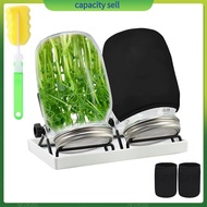 Mung Bean Sprouting Jars Wide-mouth Sprouting Jars Premium Mason Jar Sprouting Kit for Healthy Green