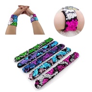 MERAH Sequin bracelet - Sequin Wristband - Sequins - Sequin Bag - bracelet - Red