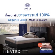 [ฟรี!ชุดผ้าปู] LOTUS ที่นอนยางพารา (สเปคนุ่มแน่น) รุ่น i-Latex III หนา 9 นิ้ว ส่งฟรี
