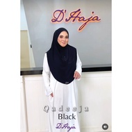 Dhaja Qadeeja Series Black Tudung Sarung