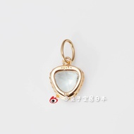 Japan Daigou Direct Mail agete Akado 10k Gold March Birthstone Aquamarine Necklace Pendant