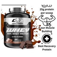 🎊 CORE CHAMPS (USA) Ultra Premium Whey Protein 2.27Kg/5lb, 25g Protein, 66sv