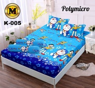 SPREI 180X200 BONITA KARAKTER /PROMO SPREI SPONGEBOB DORAEMON 180X200 MURAH /SPREI BONITA DORAEMON 1