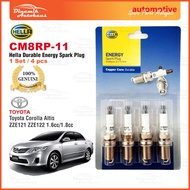 Toyota Corolla Altis ZZE121 ZZE122 Car Spark Plug Hella Durable Energy Spark Plug CM8RP-11 (4pcs)