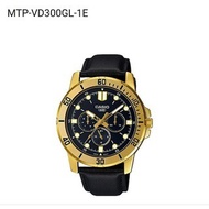 [2YEARS WARRANTY] MTP-VD300GL-1E Casio Men Youth Analogue Multi hand Leather MTP-VD300GL-1 VD300GL V