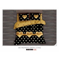 (READY STOCK )Cadar Queen with Comforter Set 7 in 1