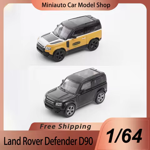 New Presale Shadow Pro 1:64 Land Rover Defender D90 Alloy Miniature Diecast Model Land Rover Suv Car