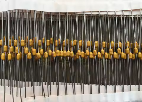 100PC CT42 Axial Monolithic Capacitor 50V 102 103 104 105 223 224 474 1 10 100 22/220 470NF 1/0.47/0