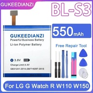 Long Lasting Watch Battery For LG G Watch R W110 W150 Durable BL-S3 550mAh