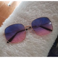 E ( E17 ) 2-COLOR RAINBOW GLASSES ADULT SQUARE GLASSES/