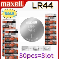 30Pcs 3 04 Lr44 For A76 Ag13 357 Sr1154 Lr1154 Sr44 LR 44 Alkae Batteries Calculator Toy Remote