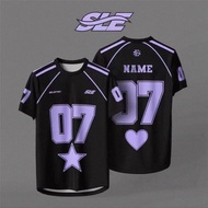 JERSEY HIPHOP PRINTED SHORT SLEEVE (Custom Name )Short Sleeve COQUETTE RIBBON Coquette Jersey
