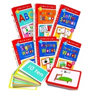 Ready, Set, Learn Flashcards Supporting Word Card 6 Boxes Sight Words Commonly Used Words ABC Letter