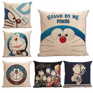 Cartoon Doraemon Doraemon Doraemon Doraemon Doraemon Anime Cotton Linen Pillow Linen Sofa Cushion Ba