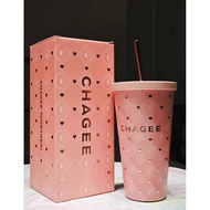 CHAGEE Pink Love Strawberry Drinking Cup 570ml