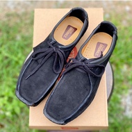 [ FREE GIFT 🎁 ] CLARKS NATALIE 02 Genuine Black Suede Leather S1900001 KASUT KULIT LELAKI MEN MAN SHOES