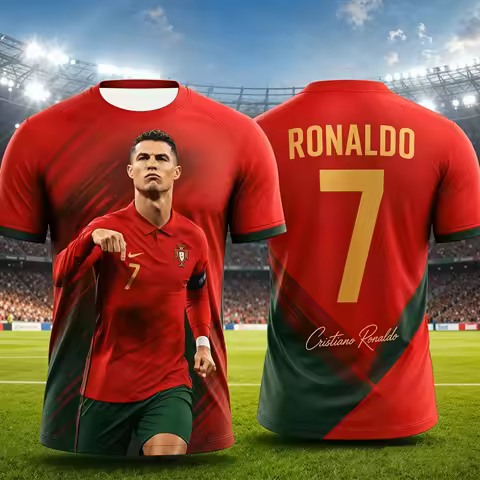 Explosions Ronaldo NO.7 Soccer Quick-drying T-shirt All Size Short Sleeve O-neck Football CR.7 Fans 