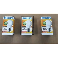 philips Softone 40w/60w/100w(B22) Light Bulb Soft White Compact size (Easy on your eyes)