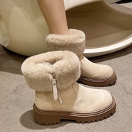 Cod Fat Plus Velvet Martin fashion Boots Skirt Matching Sole 41 Snow Fat Hundred Boots Wide Feet Wom