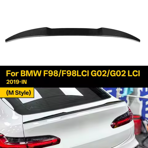 Automotive Real Dry Carbon Technology 3*3 Carbon Fiber Rear Trunk Spoiler Boot Wing For BMW F98/F98L