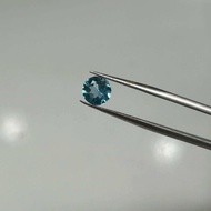 1350-NATURAL FACET GREEN TOPAZ STONE (specs in photo) ROUND CUP