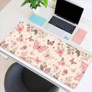 Butterfly Oversized Mouse Pad, Gaming Table Mat, Large Keyboard Mat, Machine Washable, Rubber Non-Sl