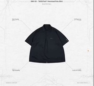 Goopi GNV-S3 - “KOOLTech” Oversized Polo Shirt - Bathyal