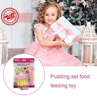 Jelly Strawberry Pudding Set Food Feeding Toy Children's Feeding Milu Toy Play Play Toys F1e6