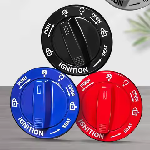 Car Start Button Cover Car Ignition For Switch Cover One-touch Start Button Rotating Protective Cap 
