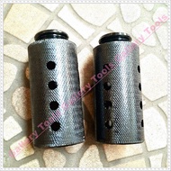 JALU PEGS BMX ALLOY BLACK ukuran drat 13mm MUR 19 Sepeda aksesoris sparepart
